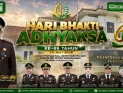 Hari Bhakti Adhyaksa ke-66, Kejari Takalar Teguhkan Komitmen Penegakan Hukum yang Humanis