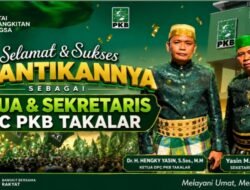 Hengky Yasin dan Yasin M. Said Dg. Limpo Resmi Dilantik Pimpin DPC PKB Takalar