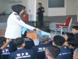Lapas Takalar Penuhi Hak Dasar Warga Binaan, Bagikan Pakaian dan Perlengkapan Mandi