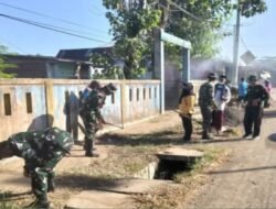 Koramil 1426-03 Galut Perkuat Gotong Royong Bersama Warga Desa Kaballokang