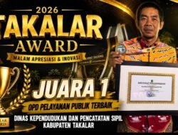 Disdukcapil Takalar Raih Juara I Pelayanan Publik Terbaik, Perkuat Komitmen Layani Warga dengan Cepat dan Transparan