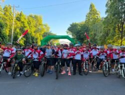 Gowes Bareng di NBOD Makassar, TNI-Polri dan Warga Perkuat Sinergi