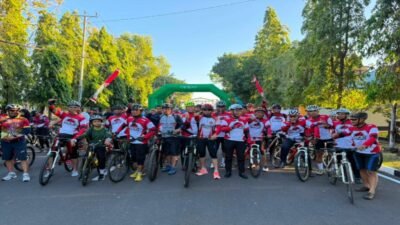 Gowes Bareng di NBOD Makassar, TNI-Polri dan Warga Perkuat Sinergi