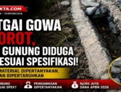 P3-TGAI Gowa Disorot, Batu Gunung Diduga Tak Sesuai Spesifikasi