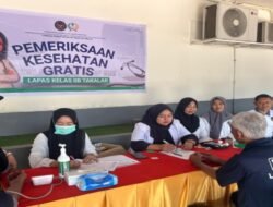 Jelang HUT ke-81 RI, Lapas Takalar Tebar Manfaat Lewat Cek Kesehatan Gratis