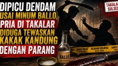 Dipicu Dendam Usai Minum Ballo, Pria di Takalar Diduga Tewaskan Kakak Kandung dengan Parang