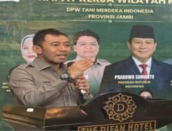 Tutup Rakerwil I TMI Jambi, Aiman Adnan Janji Kawal Aspirasi Petani hingga Pemerintah Pusat