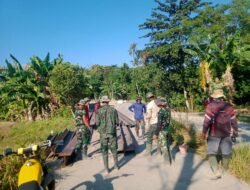 Dandim Takalar Pastikan Pembangunan Jembatan Bajeng Berjalan Sesuai Target