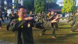 Kodim 1426/Takalar Gelar Latihan Pencak Silat Militer, Dandim: Bela Diri Prajurit Harus Terus Diasah