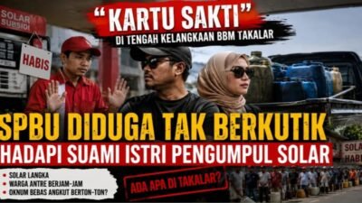 “Kartu Sakti” di Tengah Kelangkaan BBM Takalar, SPBU Diduga Tak Berkutik Hadapi Suami Istri Pengumpul Solar