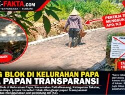Paving Block Tanpa Papan Proyek di Takalar Disorot Warga, K3 Pekerja Ikut Dipertanyakan