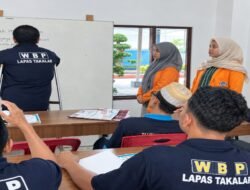 Lapas Takalar Gandeng Mahasiswa KKP UNM, Warga Binaan Belajar Baca-Tulis