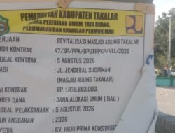 Revitalisasi Masjid Agung Takalar Disorot, Ketebalan Lantai hingga K3 Dipertanyakan