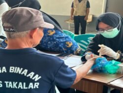 Lapas Takalar Gandeng Puskesmas Pattallassang, 223 Warga Binaan Jalani Cek Kesehatan