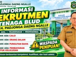 RSUD Takalar Buka Rekrutmen Pegawai BLUD, Pendaftaran Hanya Dua Hari “Buruan Klik Linknya”