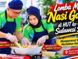 Adu Racik Nasi Goreng, Wabup Takalar Hengky Yasin dan Istri Meriahkan HUT ke-357 Sulsel